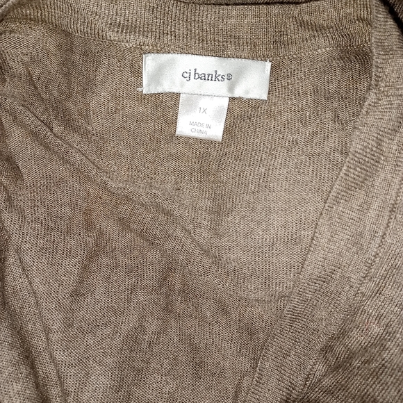 CJ Banks sweater with tiered attached tank - Picture 11 of 13